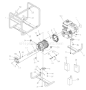 Page C Diagram and Parts List for 1653-1  Briggs and Stratton Generator